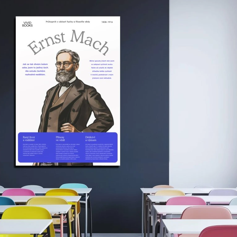 Nástěnný plakát - Ernst Mach