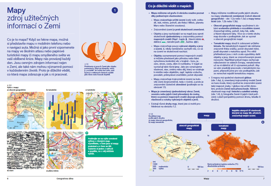 Geografie pro 6. ročník ZŠ - 1. díl, učebnice