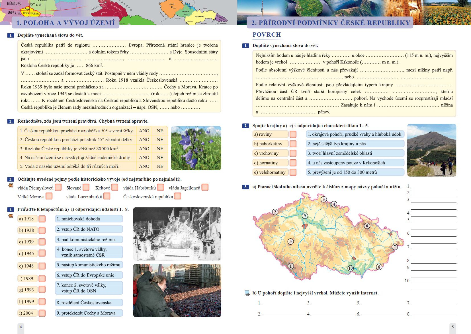 Zeměpis 8 - Česká republika - pracovní sešit 2. díl