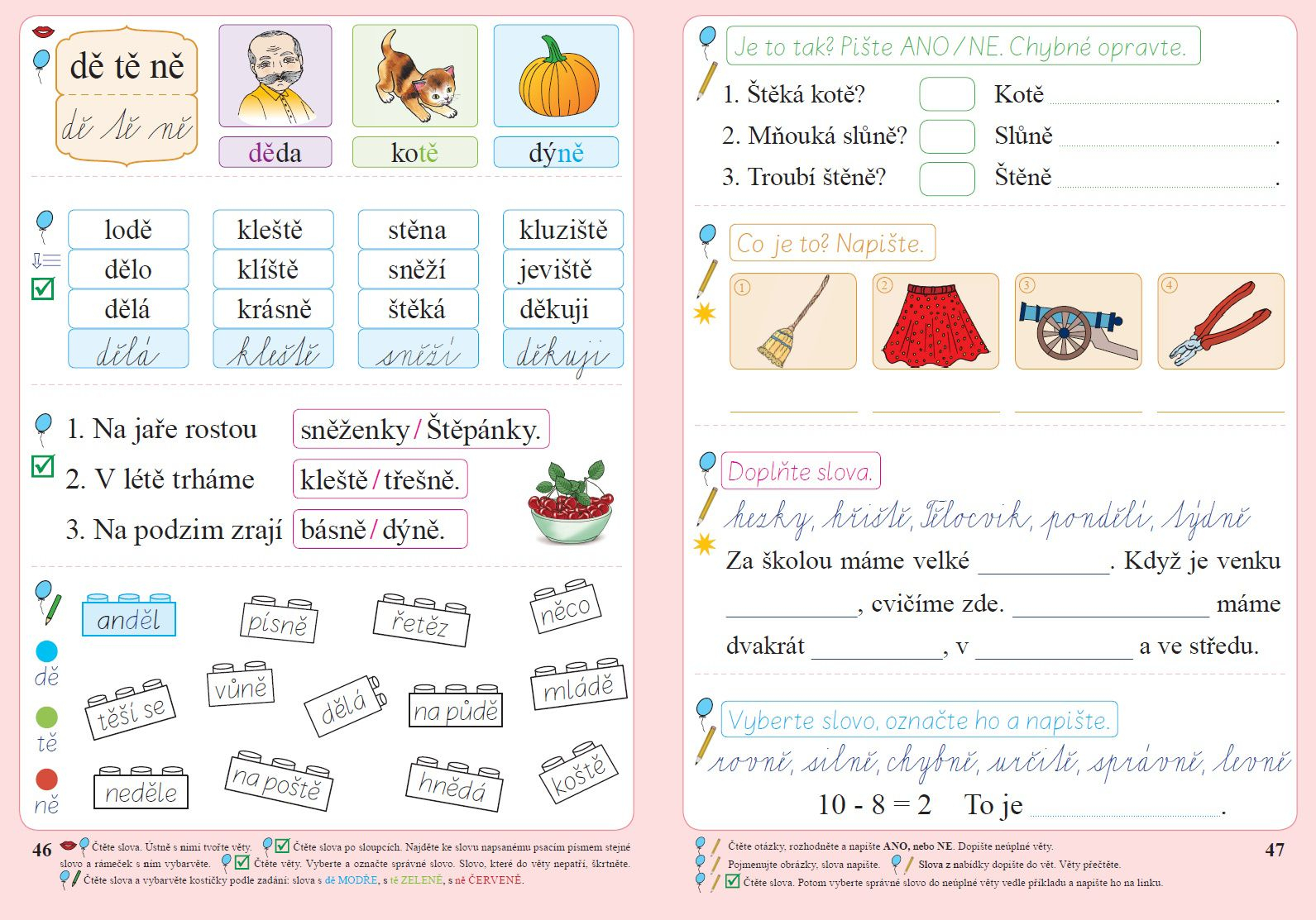 Pracovní sešit ke Slabikáři