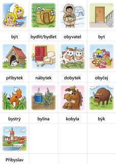 Hry s vyjmenovanými slovy (soubor karet)