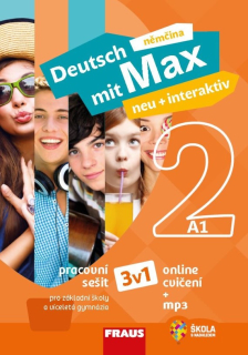 Deutsch mit Max neu + interaktiv 2 - PS barevný 3 v 1