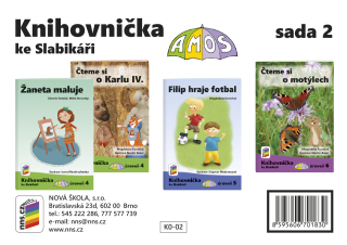 Knihovnička ke slabikáři AMOS 2 - sada