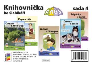 Knihovnička ke slabikáři AMOS 4 - sada