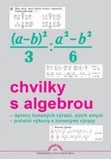 Chvilky s algebrou 9 - pracovní sešit