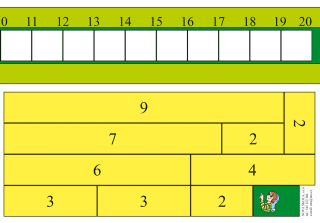 Papírové dopočítadlo 0 - 20