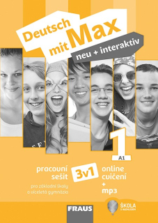 Deutsch mit Max neu + interaktiv 1 - černobílý pracovní sešit 3v1