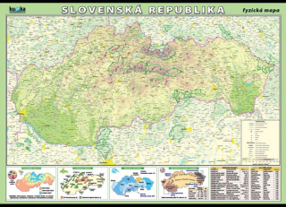 Slovenská republika - fyzická mapa XL - Kupka